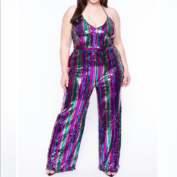 curvy sense jumpsuits